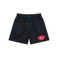Black Mesh Shorts