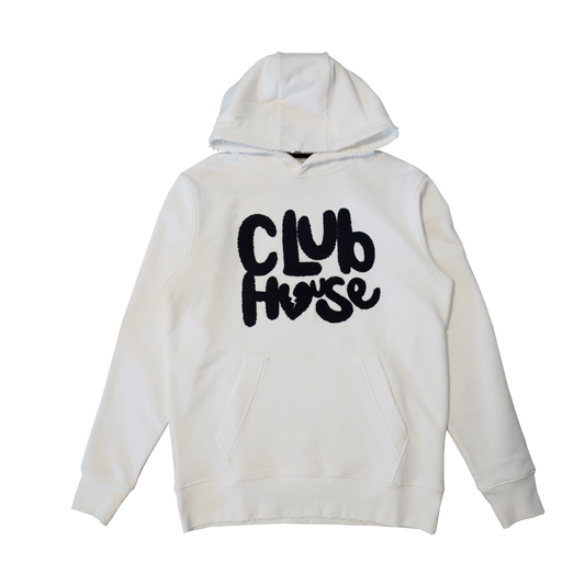 White Clubhouse Hoodie